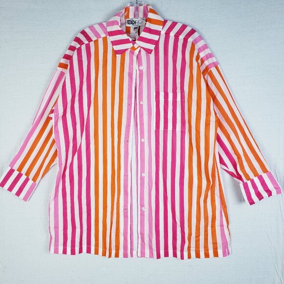 NWoT Beach Riot Revolve Alexa Shirt Dress Top Sunset Stripes Coverup size S/M - Picture 2 of 13